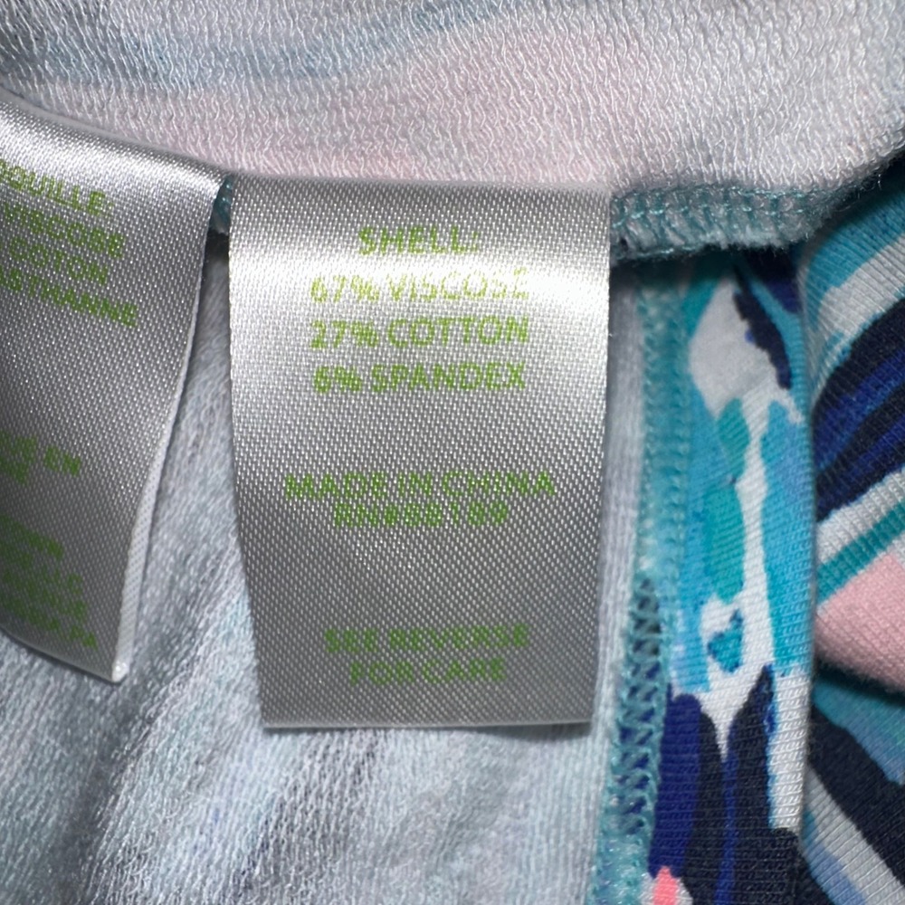 Lilly Pulitzer Tammy Dress Sailboat Print 3/4 Sleeve Knit Casual Comfy Size S - Picture 7 of 13